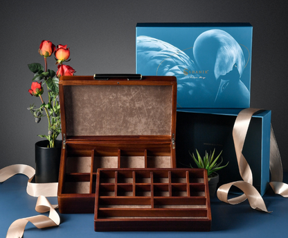 Custom Jewelry Box with Birth Flower