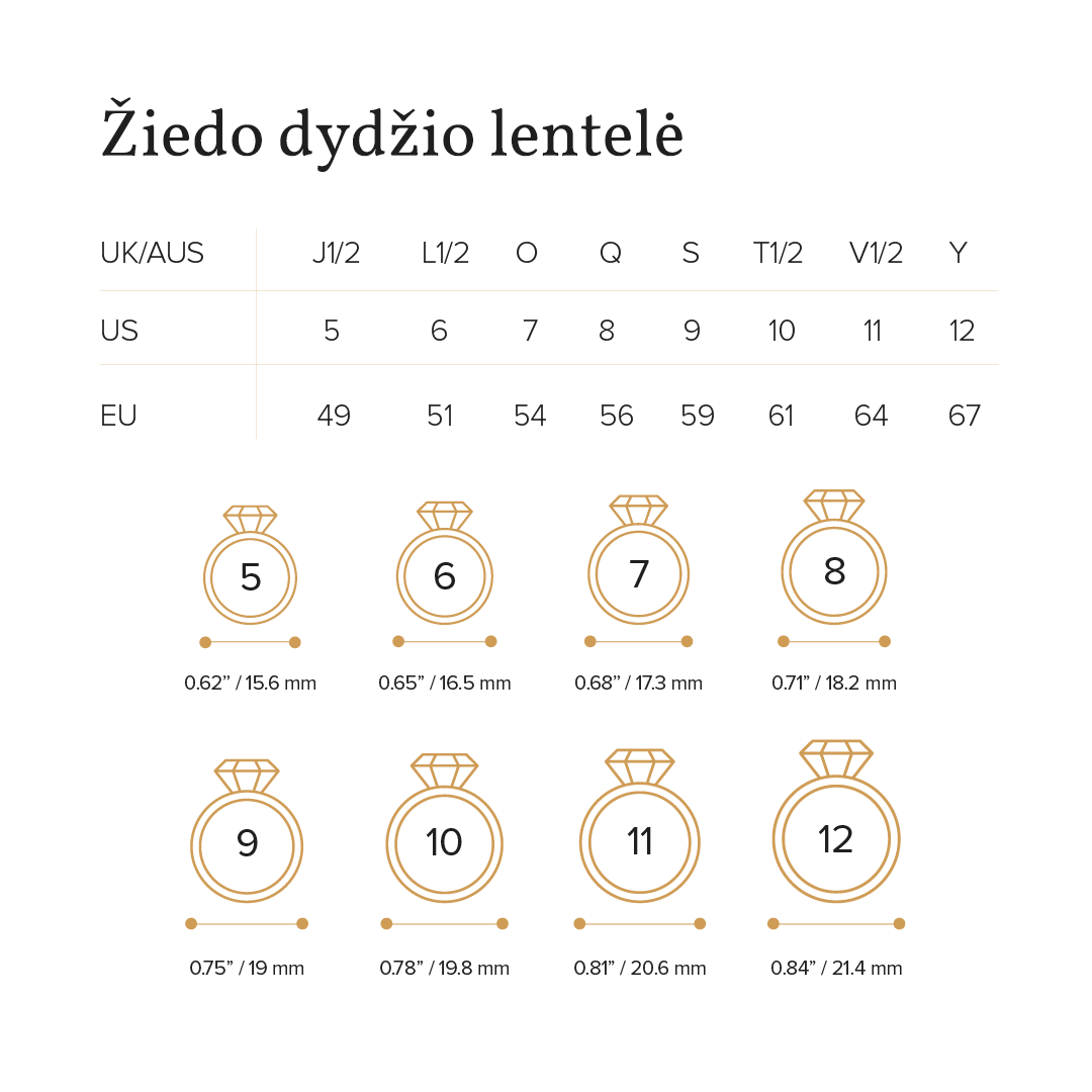 Aš Renkuosi Savo Ramybės Juodą Emalio Žiedą