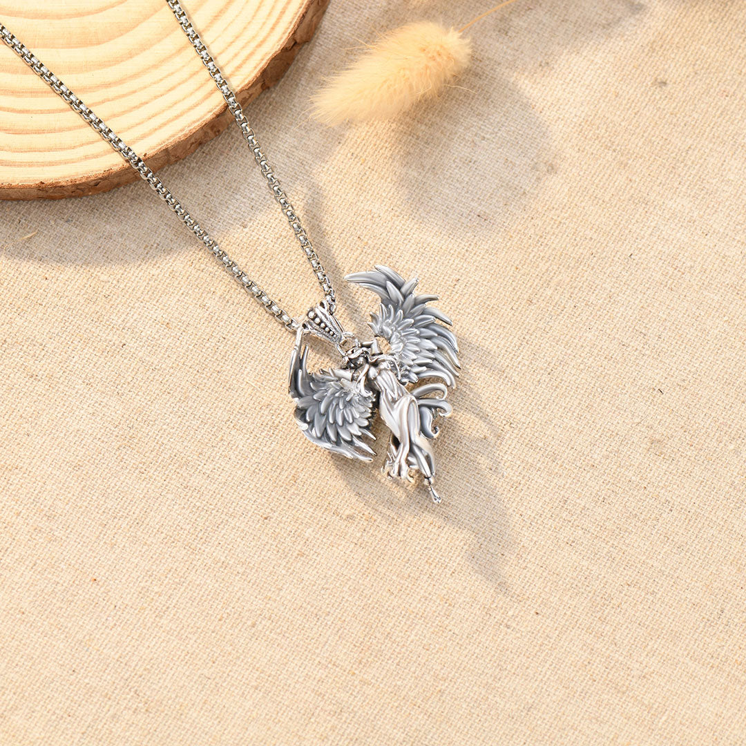 Guardian Angel Pendant Necklace