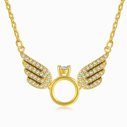 Always By Your Side Angel Wing Necklace