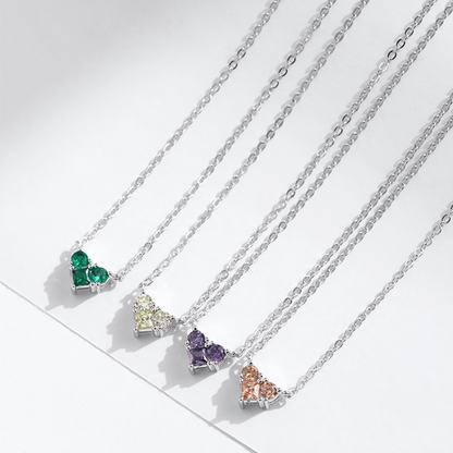 Zodiac Heart 925 Silver Necklace