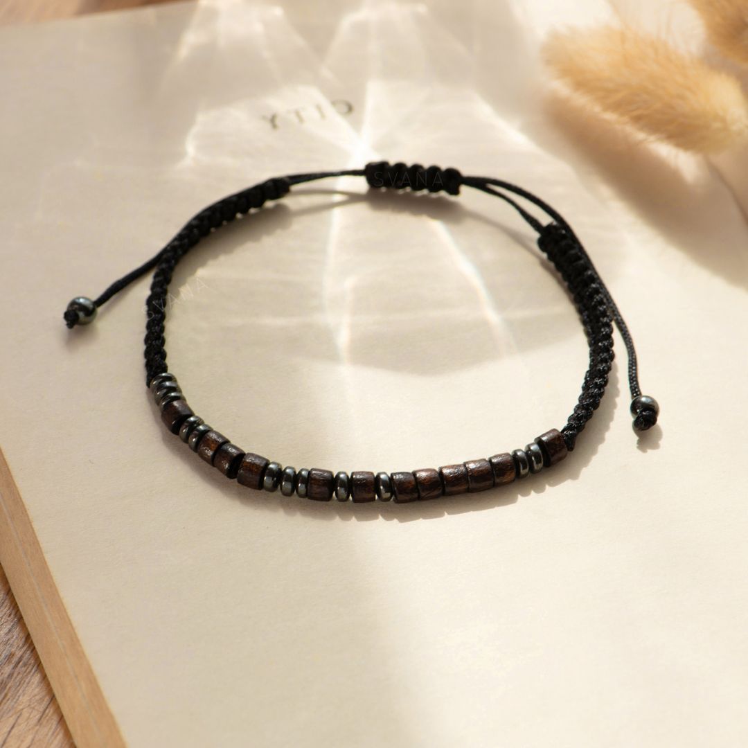 To My Grandson, I Love You More Than You Realize Morse Code Bracelet