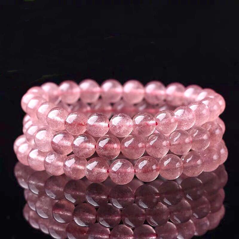 Natural Rose Quartz Love Caring Bracelet