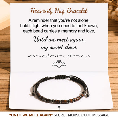 Heavenly Hug Morsecode-Armband