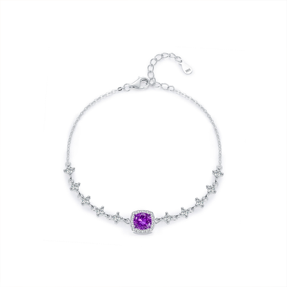Zodiac Sugar Cube – S925 Sterling Silver Bracelet