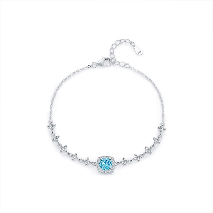 Zodiac Sugar Cube – S925 Sterling Silver Bracelet