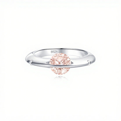 18K Gold Zodiac Lucky Color Rotatable S925 Ring