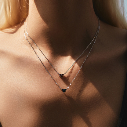 Zodiac Heart 925 Silver Necklace