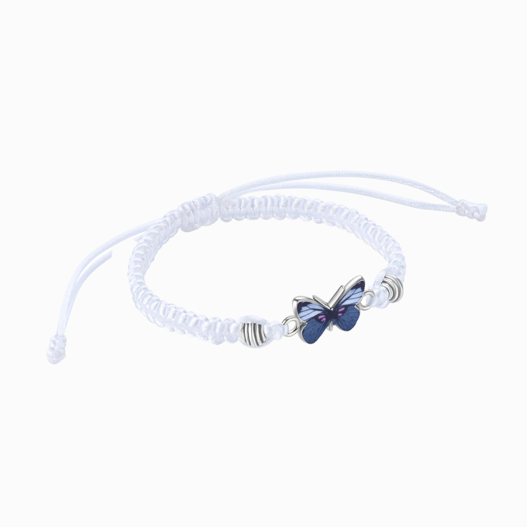 An meine Tochter, Glaube immer an dich selbst, Schmetterlings-Charm-Armband