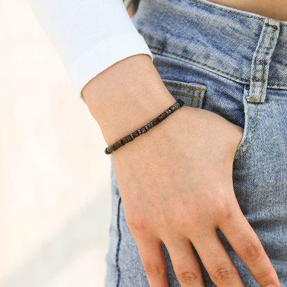 I Love You Forever & Always Pet Memorial Morse Code Bracelet