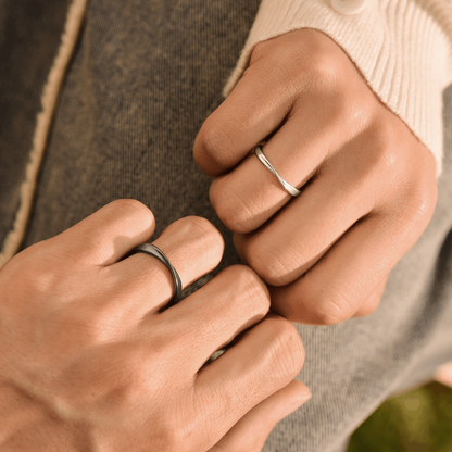 Eternity Promise Mobius Couple Ring