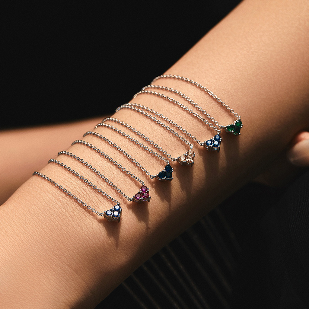 Zodiac Heart 925 Silver Necklace