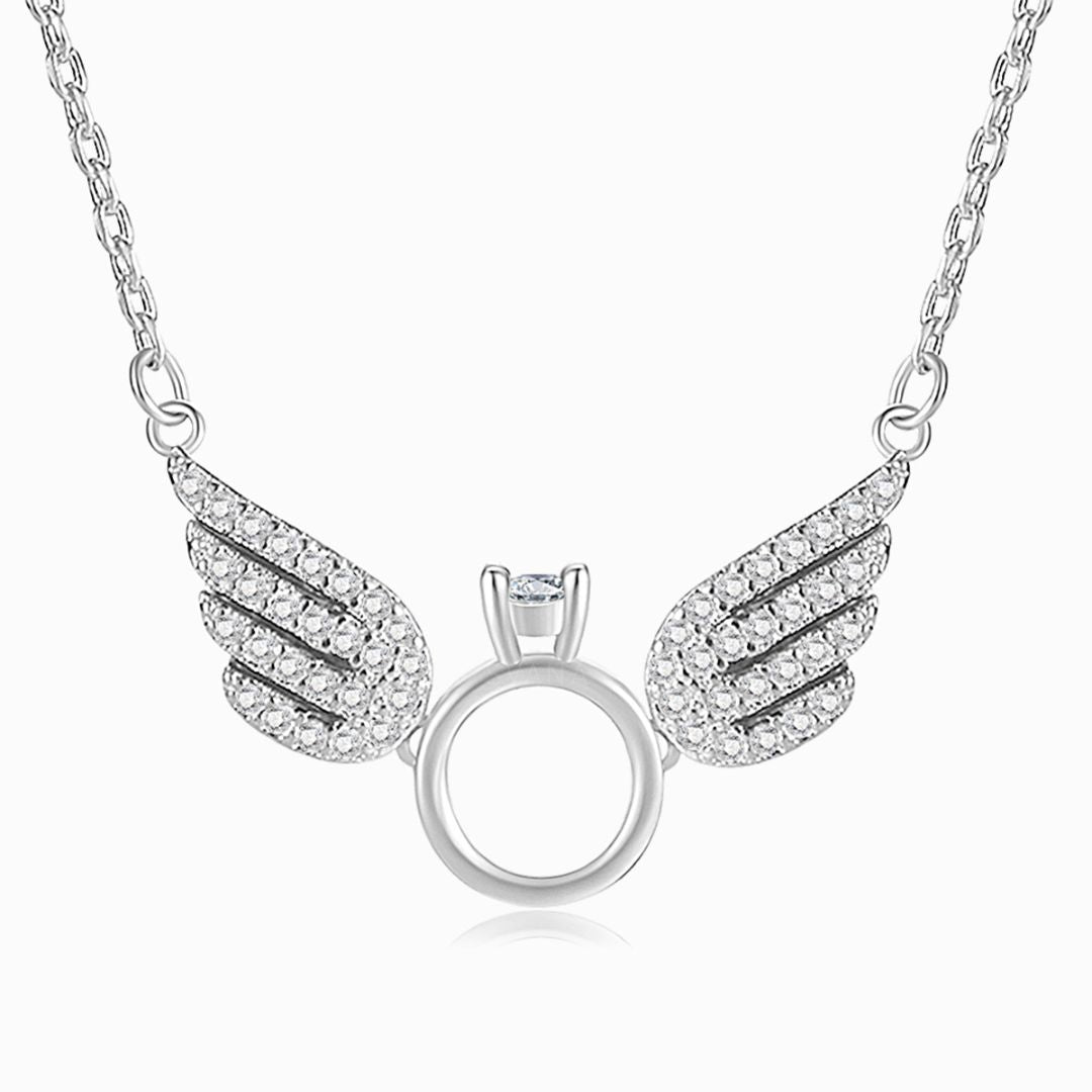 Always By Your Side Angel Wing Necklace