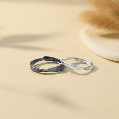 Eternity Promise Mobius Couple Ring