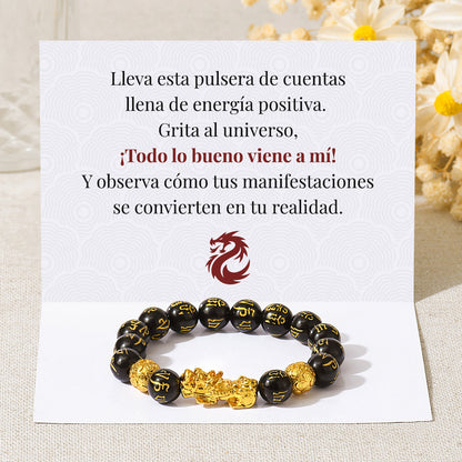 Pulsera de Cuentas de Energía Para Manifestación