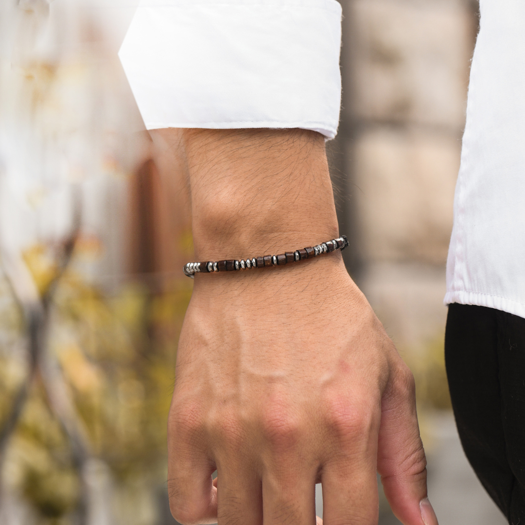 To My Man, Always With You Morse Code Bracelet