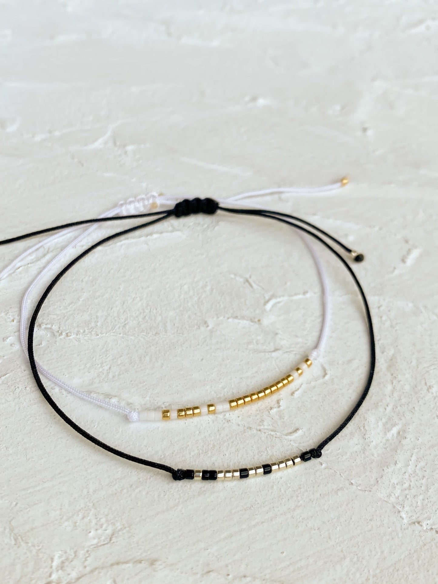 Morse code bracelet matching couples set customizable