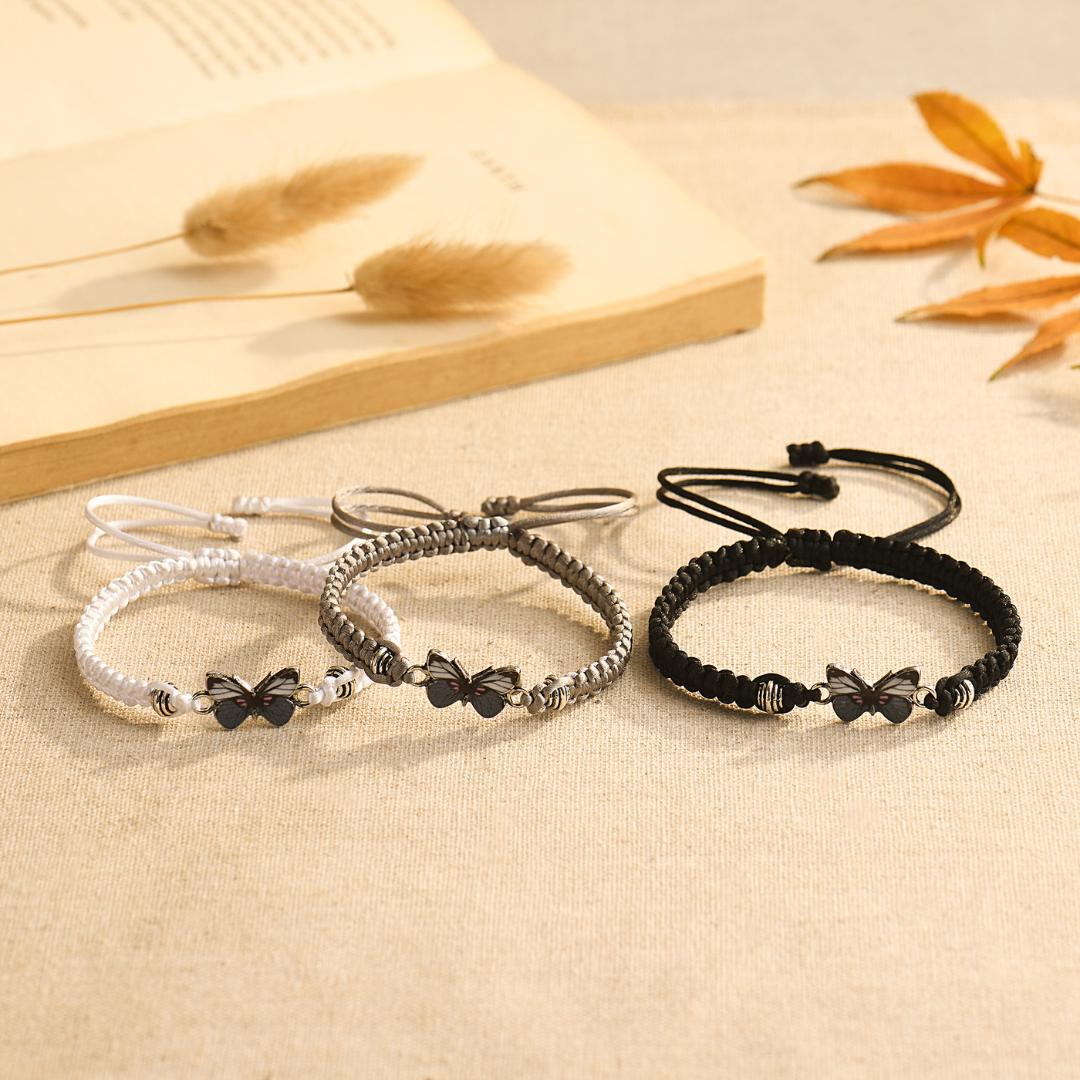 An meine Tochter, Glaube immer an dich selbst, Schmetterlings-Charm-Armband