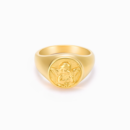 An Angel for My Friend Gold Angel Ring