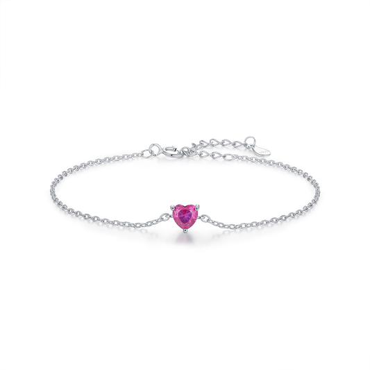 Zodiac Heart Bracelet – S925 Silver