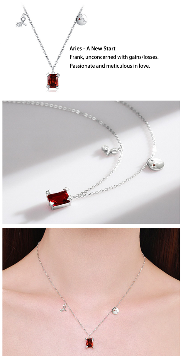 Zodiac S925 Sterling Silver Necklace