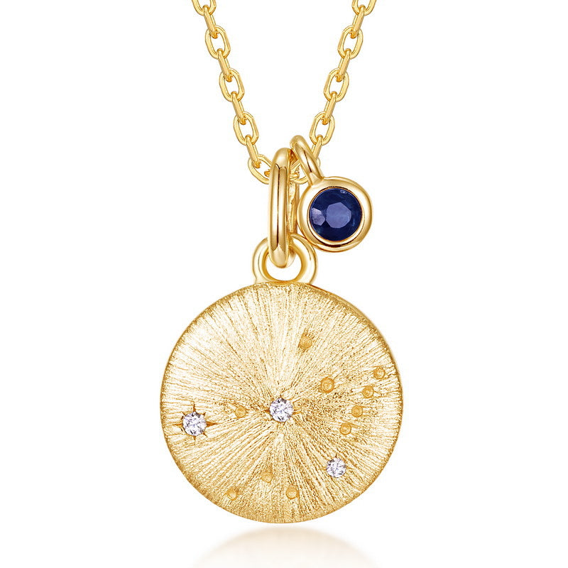 Starlit Whispers Zodiac Necklace