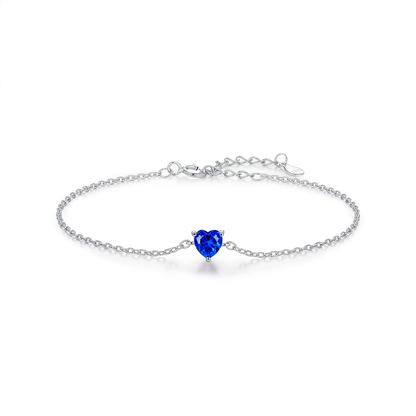 Zodiac Heart Bracelet – S925 Silver