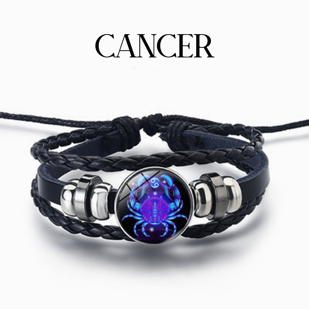 To My Grandson, All Good Things Come Beyond Compare Zodiac Spirit Bracelet