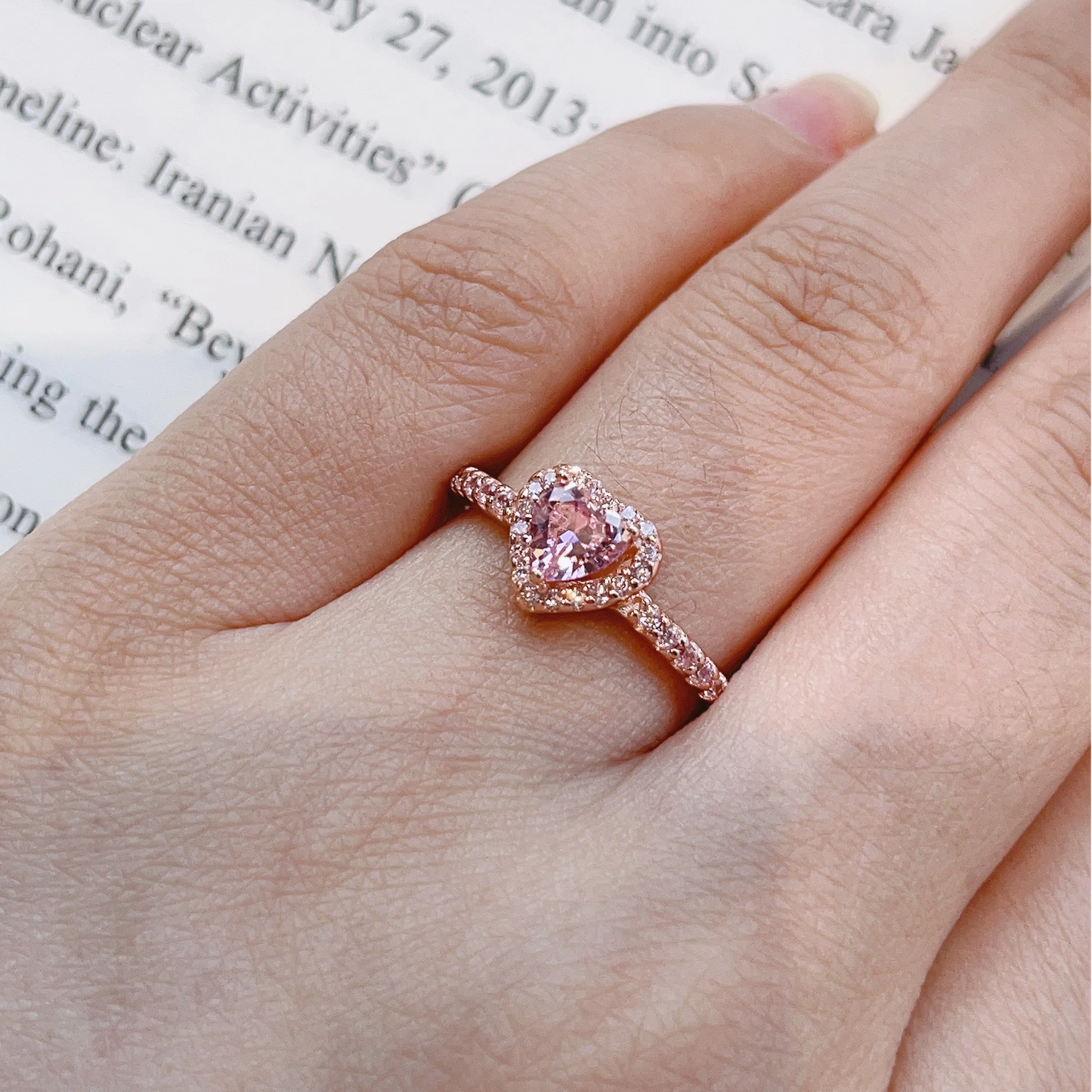 Elevated Heart Ring collection