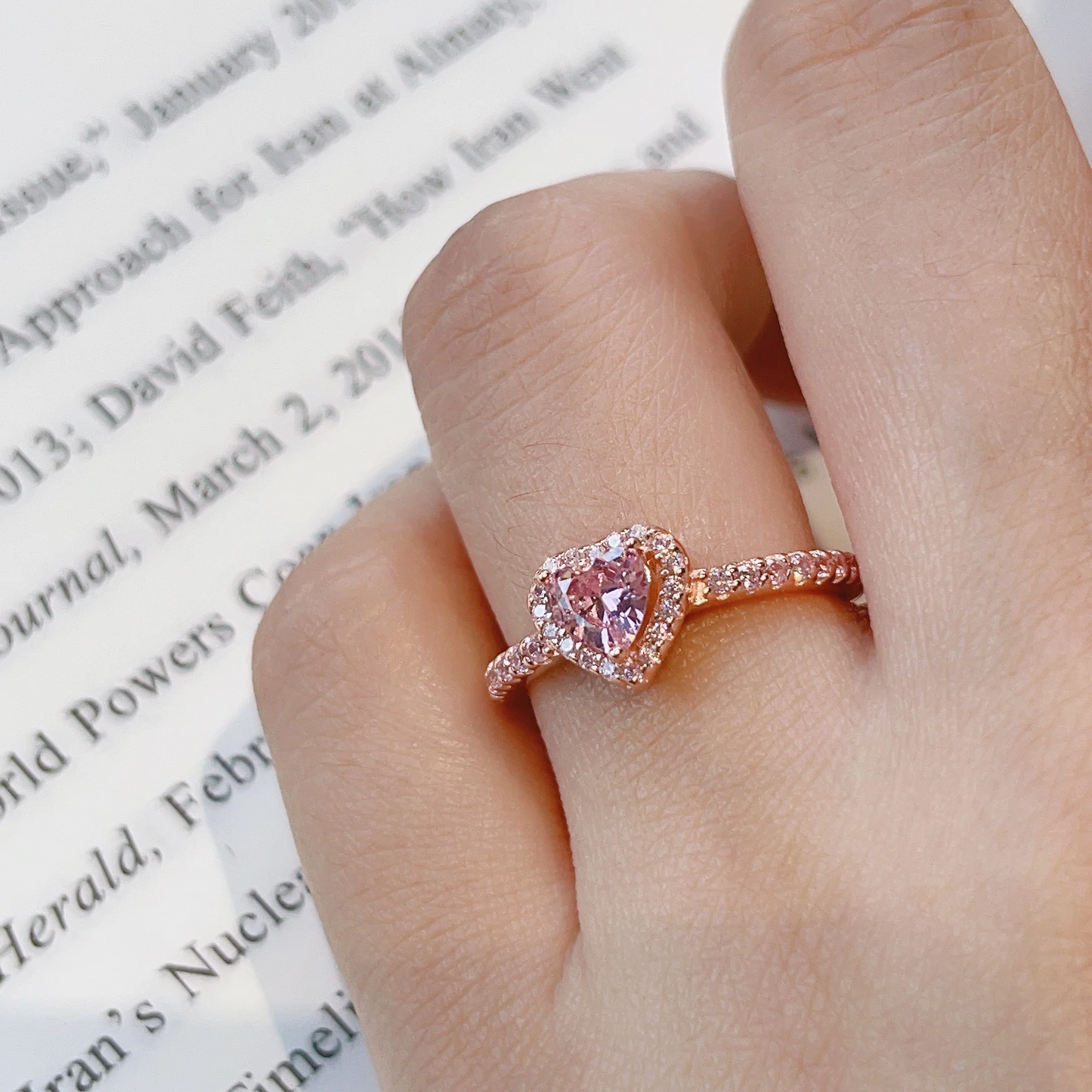 Elevated Heart Ring collection