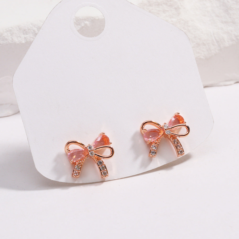 Sweet Bow  Earrings & Ring Set