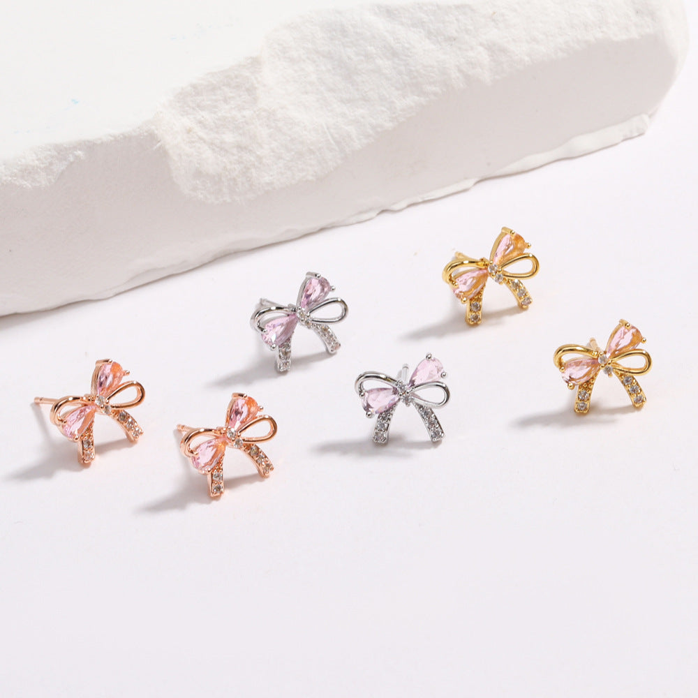 Sweet Bow  Earrings & Ring Set