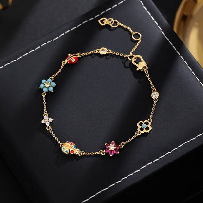 Garden Bloom Necklace & Bracelet Set