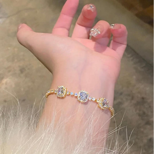 Dazzling Sugar Square Bracelet