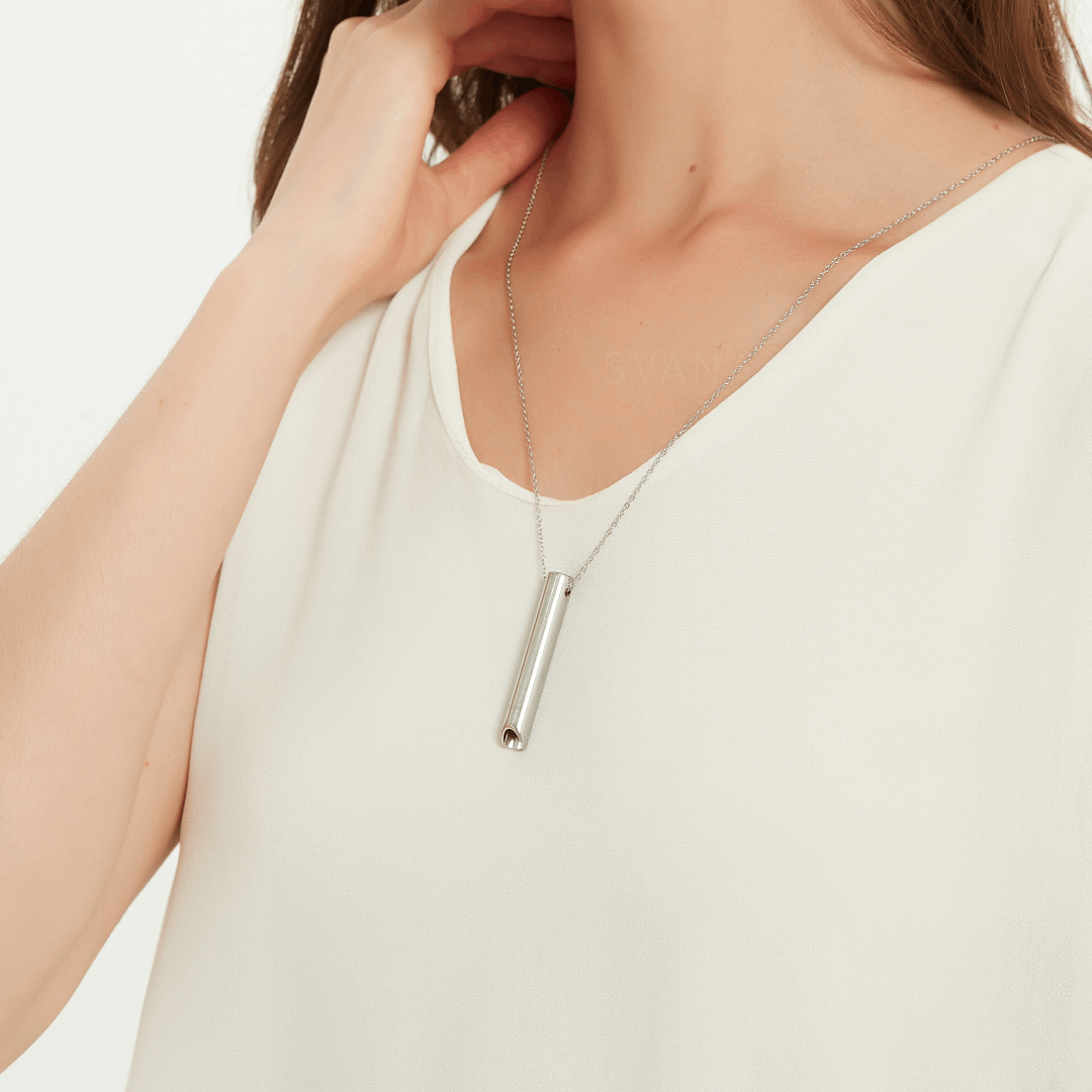 Anxiety Breathing Whistle Necklace