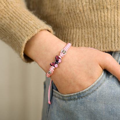 Until We Meet Again Butterfly Charm Bracelet