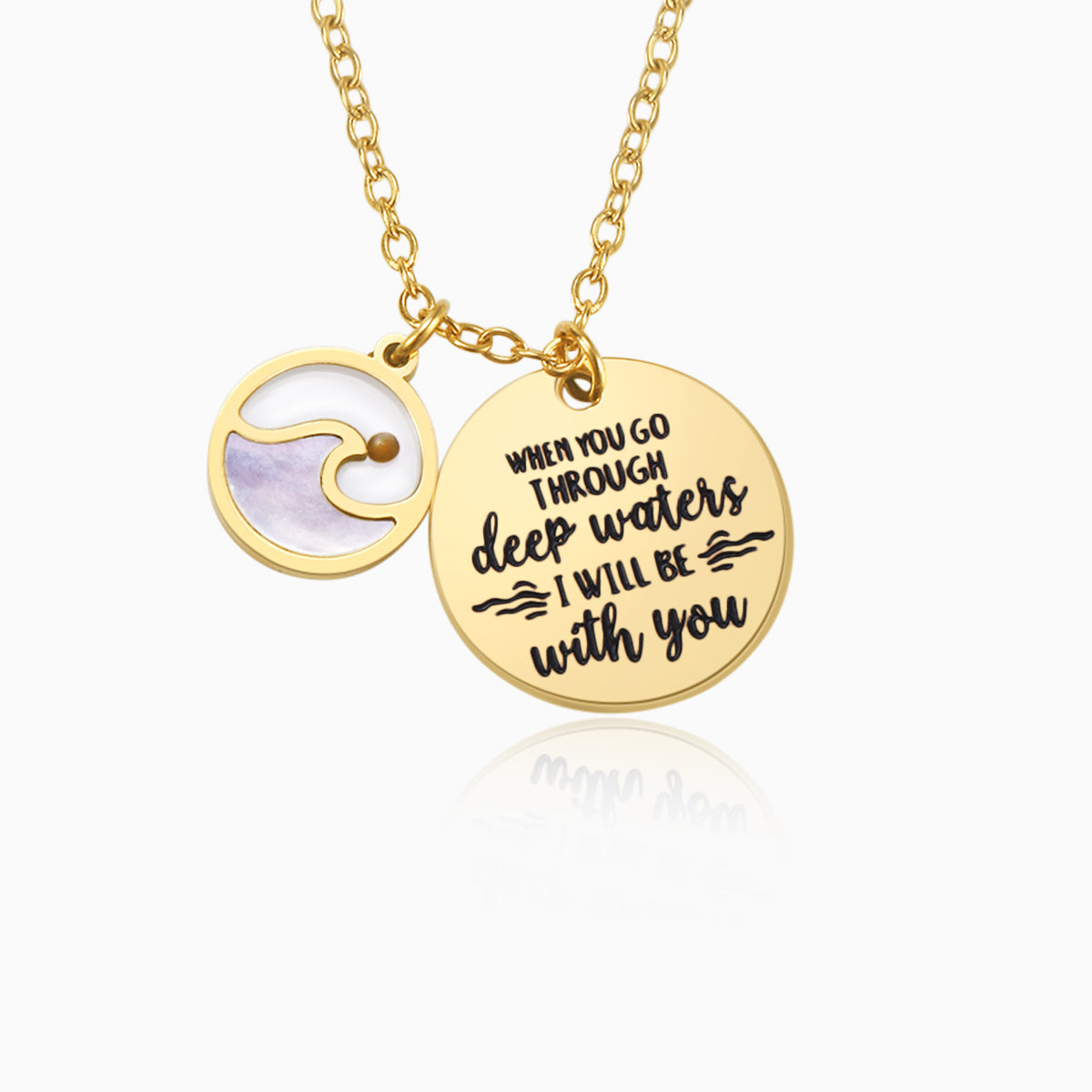 To My Daughter, Deep Waters Pendant Necklace