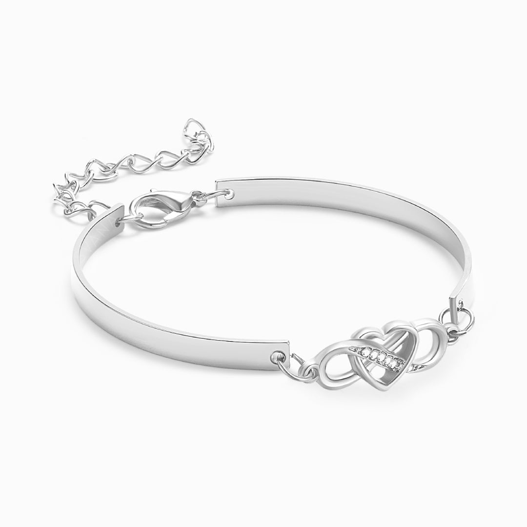 To My Love, I Love You Until Infinity Runs Out Infinity Bracelet