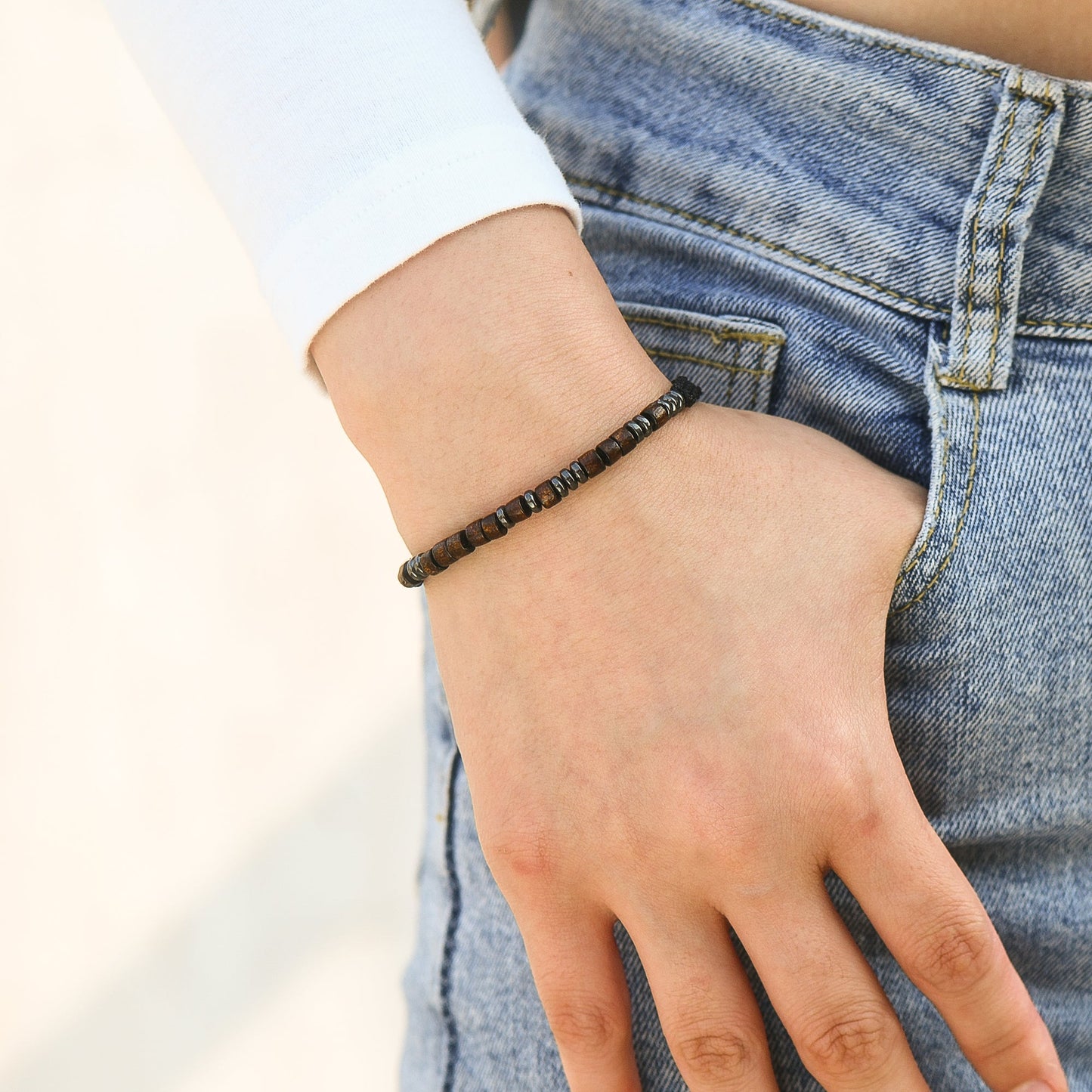 A mi esposa, cuando te digo que te amo Pulsera de código Morse