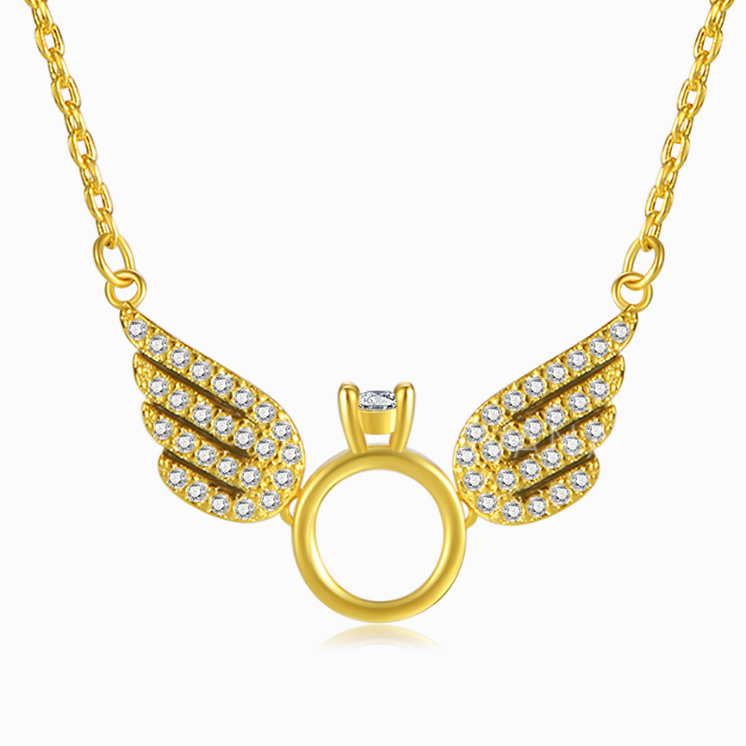 Angel Wings Memorial Necklace