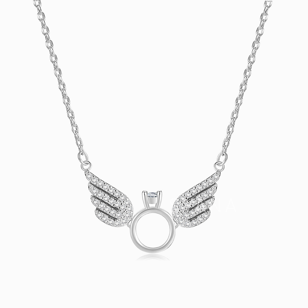 Angel Wings Memorial Necklace