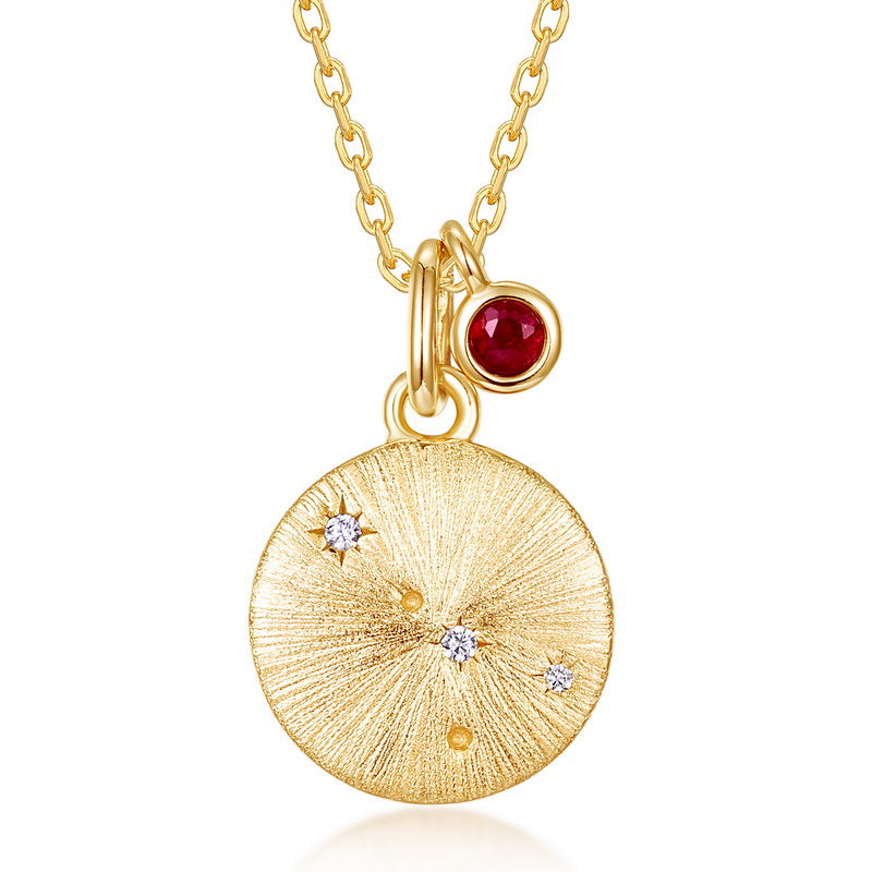 Starlit Whispers Zodiac Necklace