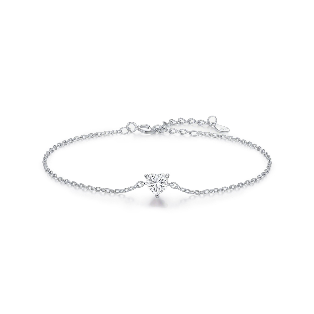 Zodiac Heart Bracelet – S925 Silver