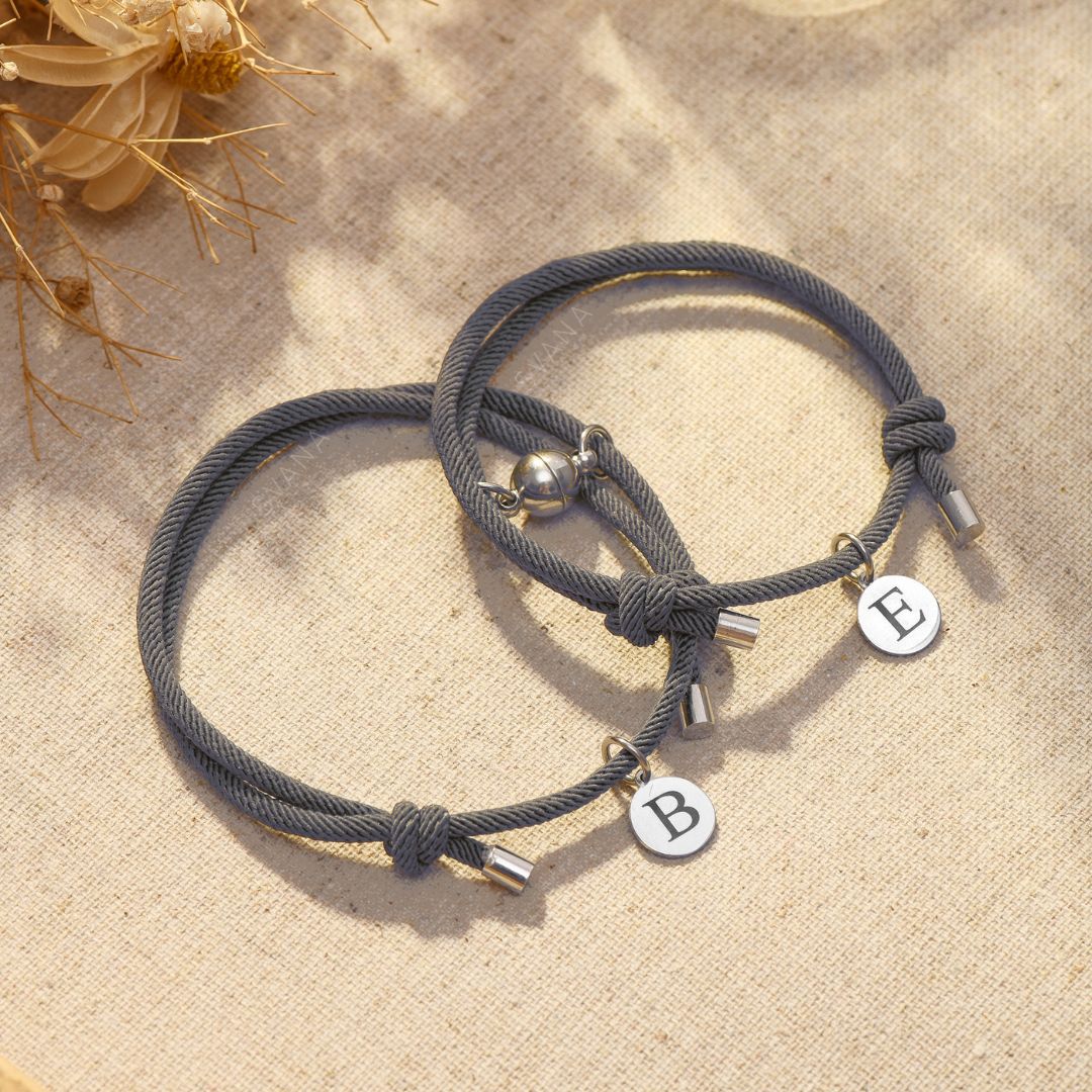 Personalized Magnetic Couple Bracelets