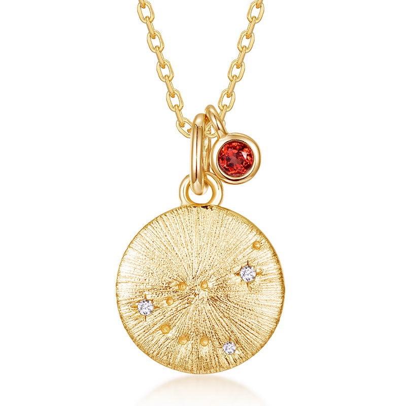 Starlit Whispers Zodiac Necklace