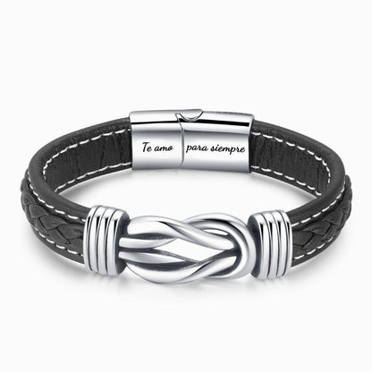 Für meinen Mann, du liebst mich immer und für immer. Entrelazada-Armband