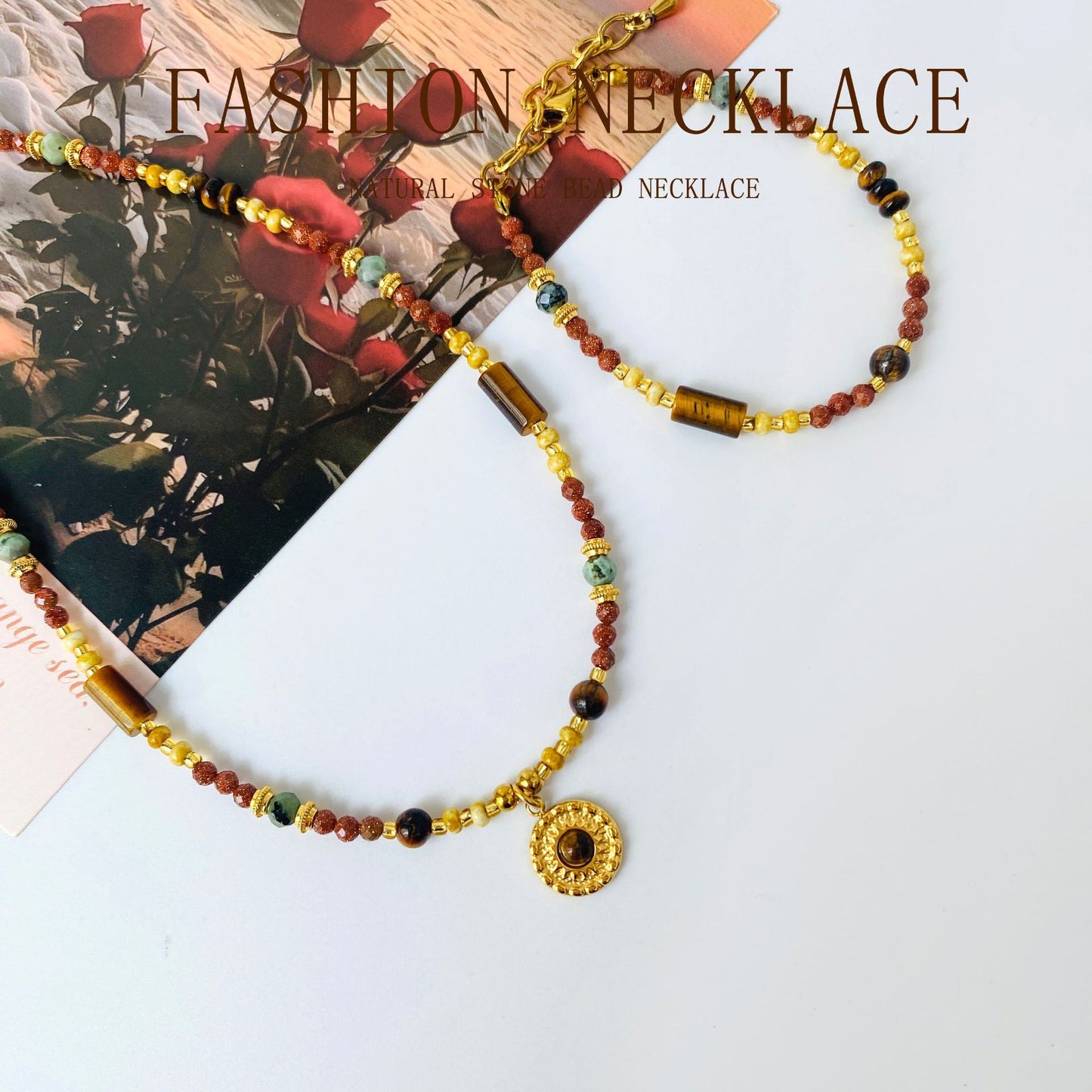 Bohemian Natural Stone Necklace