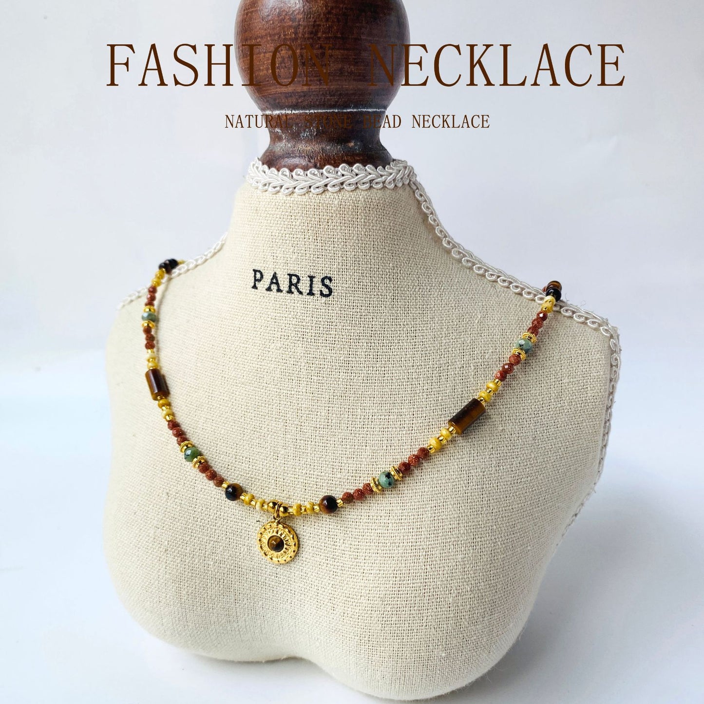 Bohemian Natural Stone Necklace