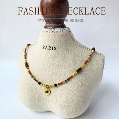 Bohemian Natural Stone Necklace