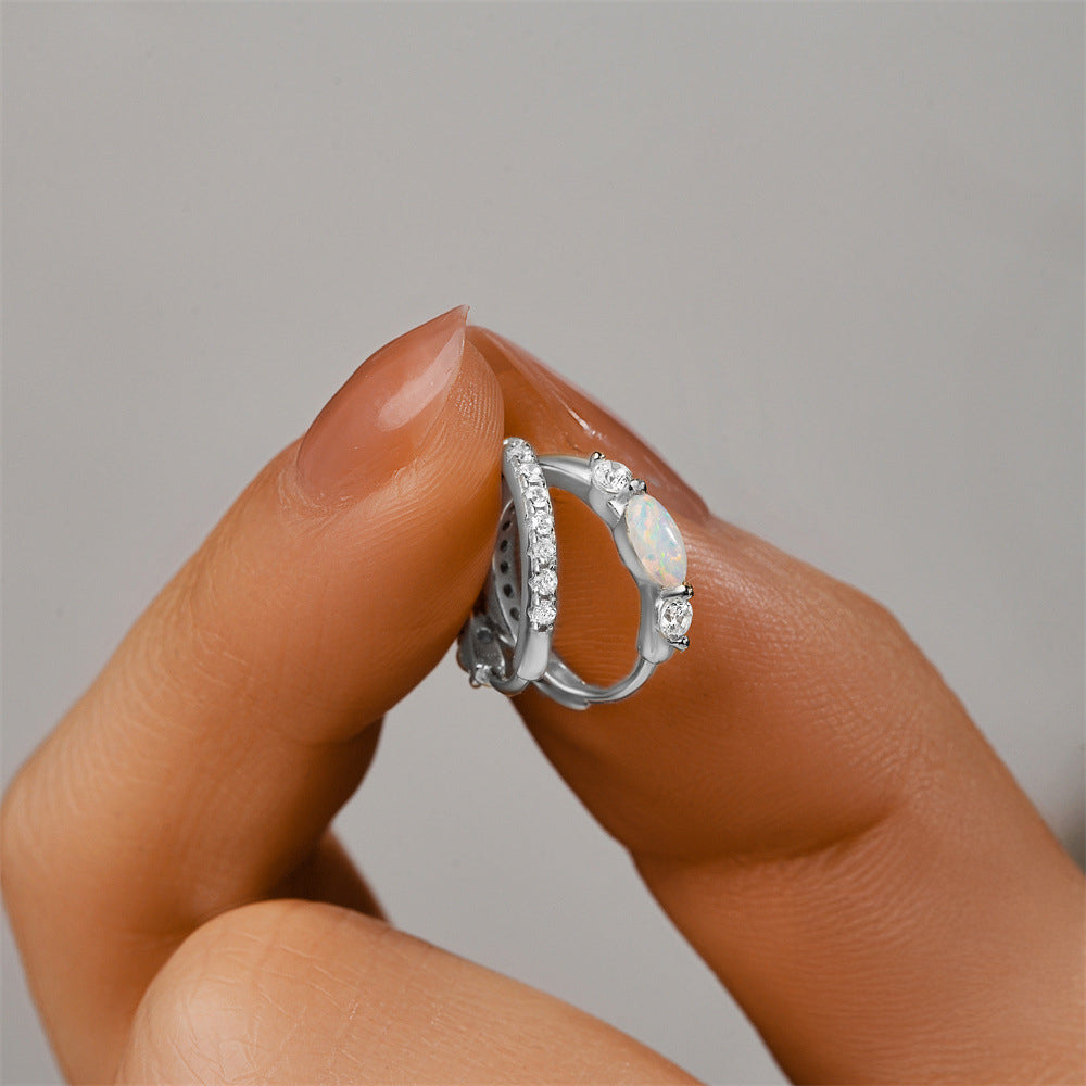 Pavé Ear Cuff – Sterling Silver